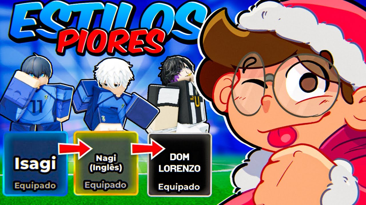 AS PIORES HABILIDADES DE CADA CATEGORIA DEFINEM O SEU ESTILO no Blue Lock Rivals