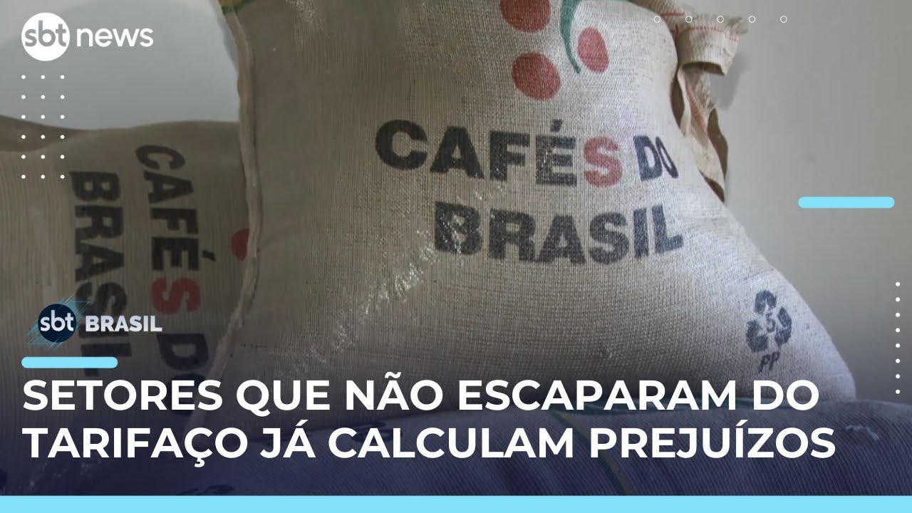 Setores do café, carnes e frutas não escapam do tarifaço e já calculam prejuízos | #SBTBrasil
