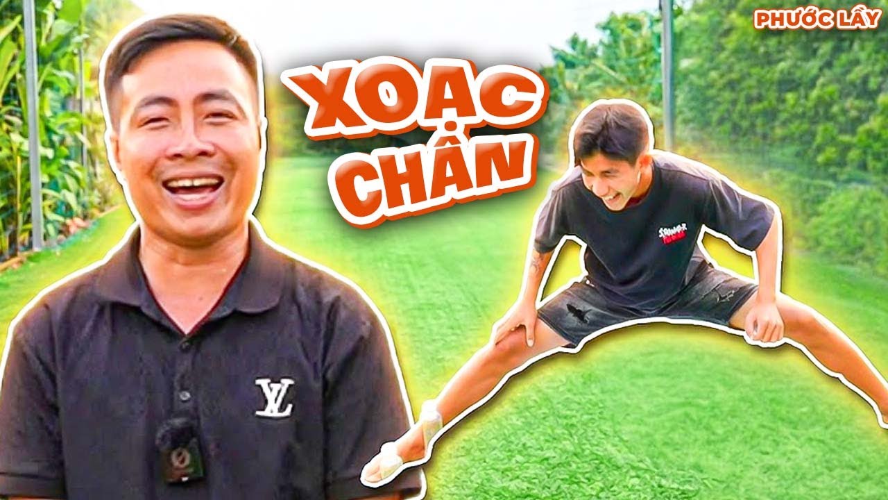 Cười sặc với thử thách đi chân rộng #phuoclay
