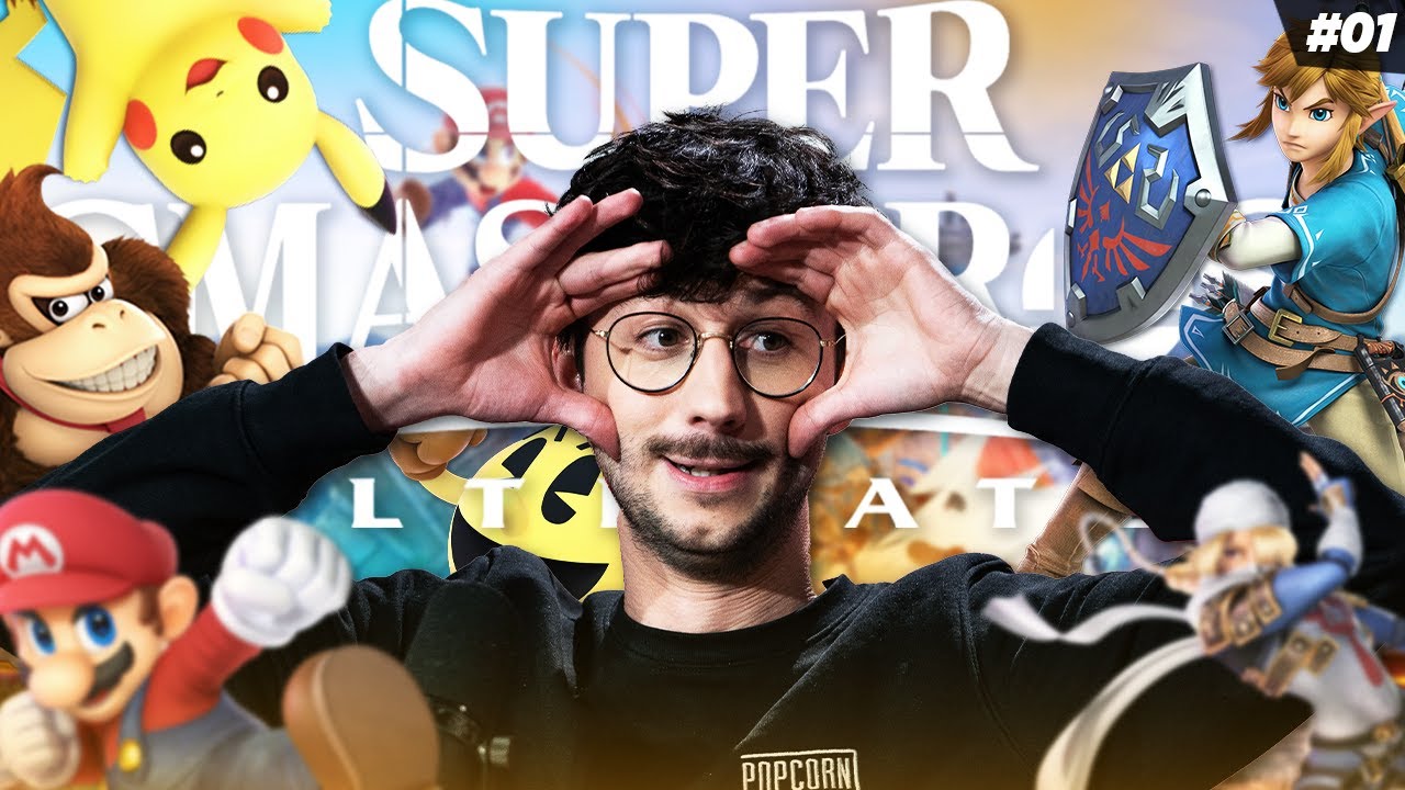 J'ADORE CE JEU !!! #01- SUPER SMASH BROS ULTIMATE (ft. les copains) - PONCE REPLAY 26/10/2021