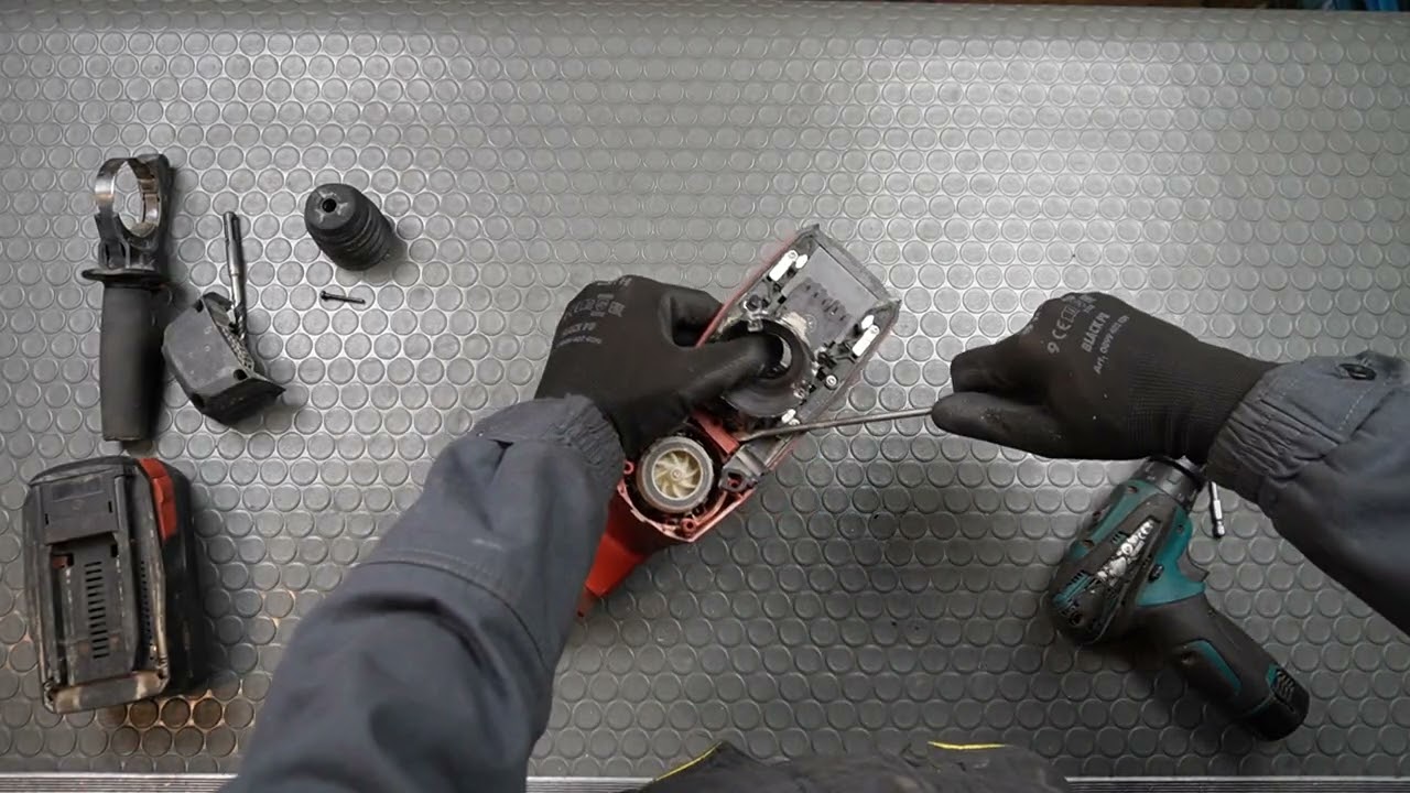 TE6-A36 как отремонтировать аккумуляторный перфоратор /repair of cordless hammer drill Hilti TЕ6 A36