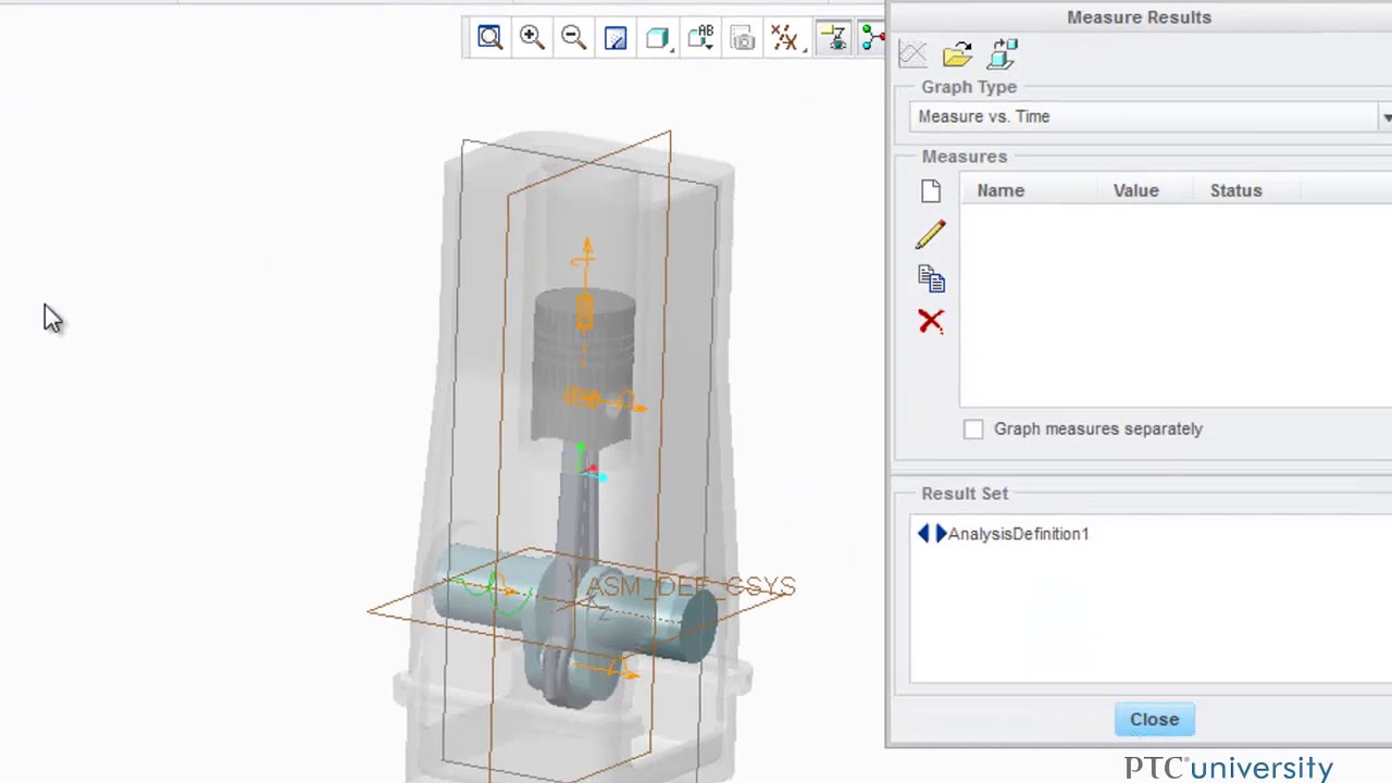 Tutorial  Creating Standard Measurements in the Mechanism Application - Creo