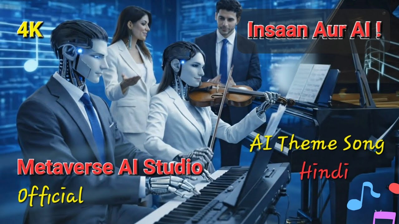 Insaan Aur AI@MetaverseAIStudio #ai #theme #hindisong 