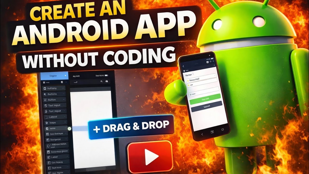 Basic steps to create simple Android App without Coding 🔥🔥