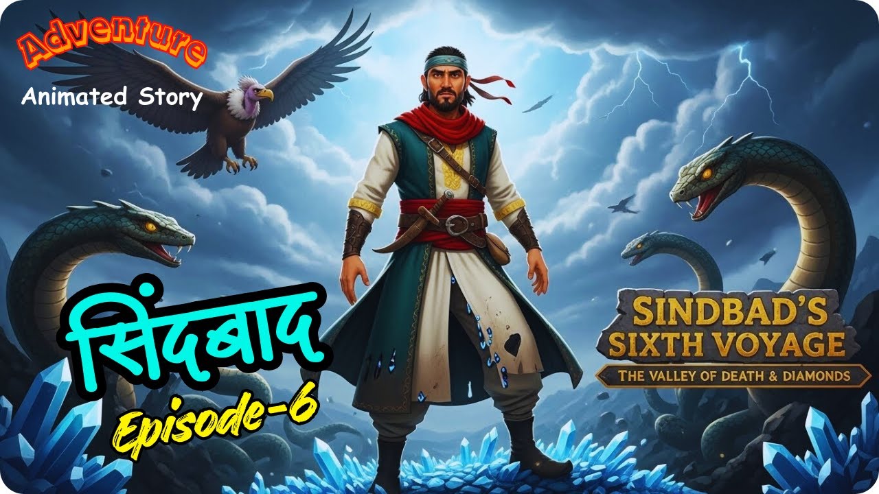 सिंदबाद की छठी यात्रा  –हीरों की घाटी और मौत का साया | Adventure story of Sindbaad | भाग -6