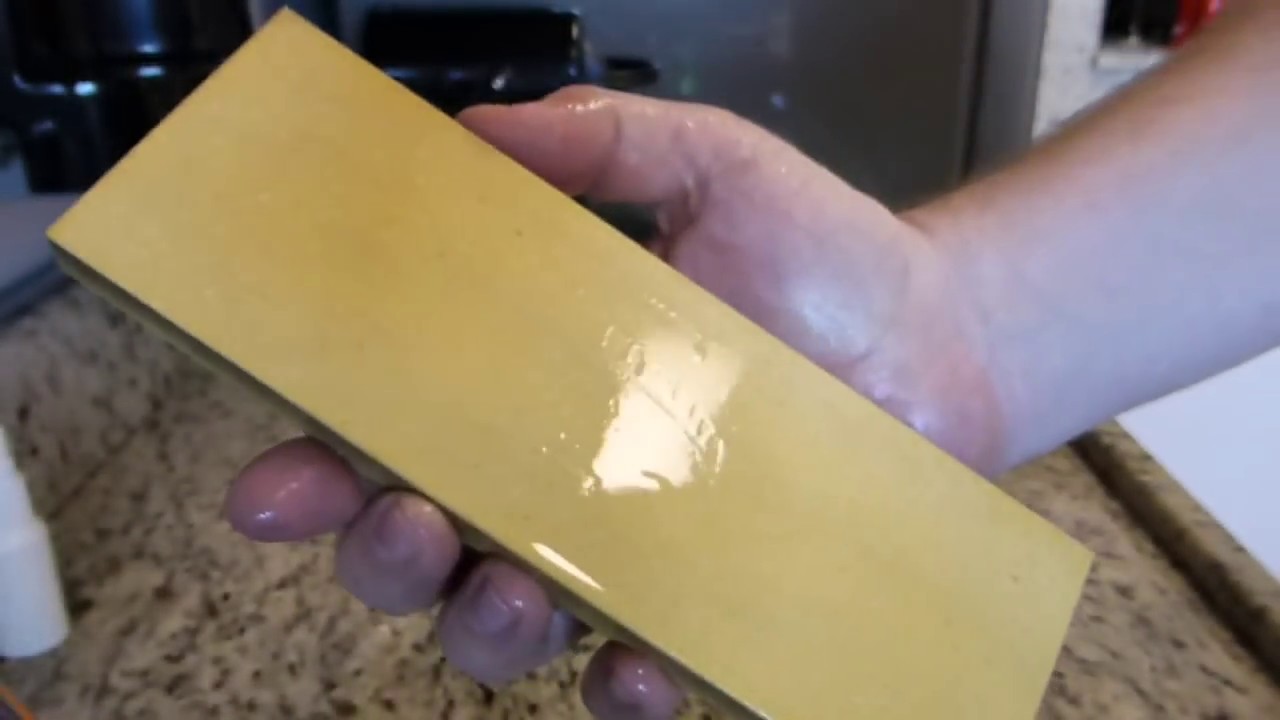 Review da pedra de afiar Shapton Pro de grão 1000