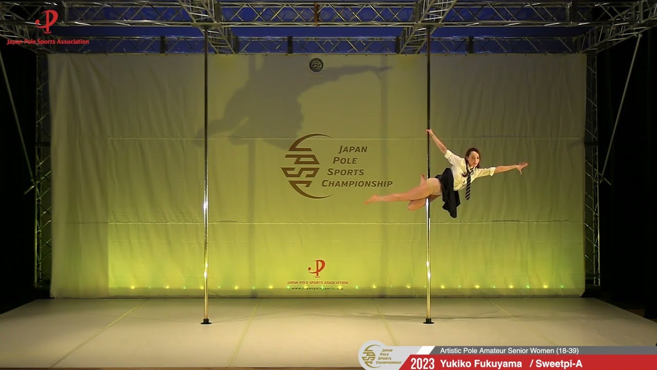 JPSC 2023 40 Artistic Pole Amateur Senior Women 18 39 Yukiko Fukuyama