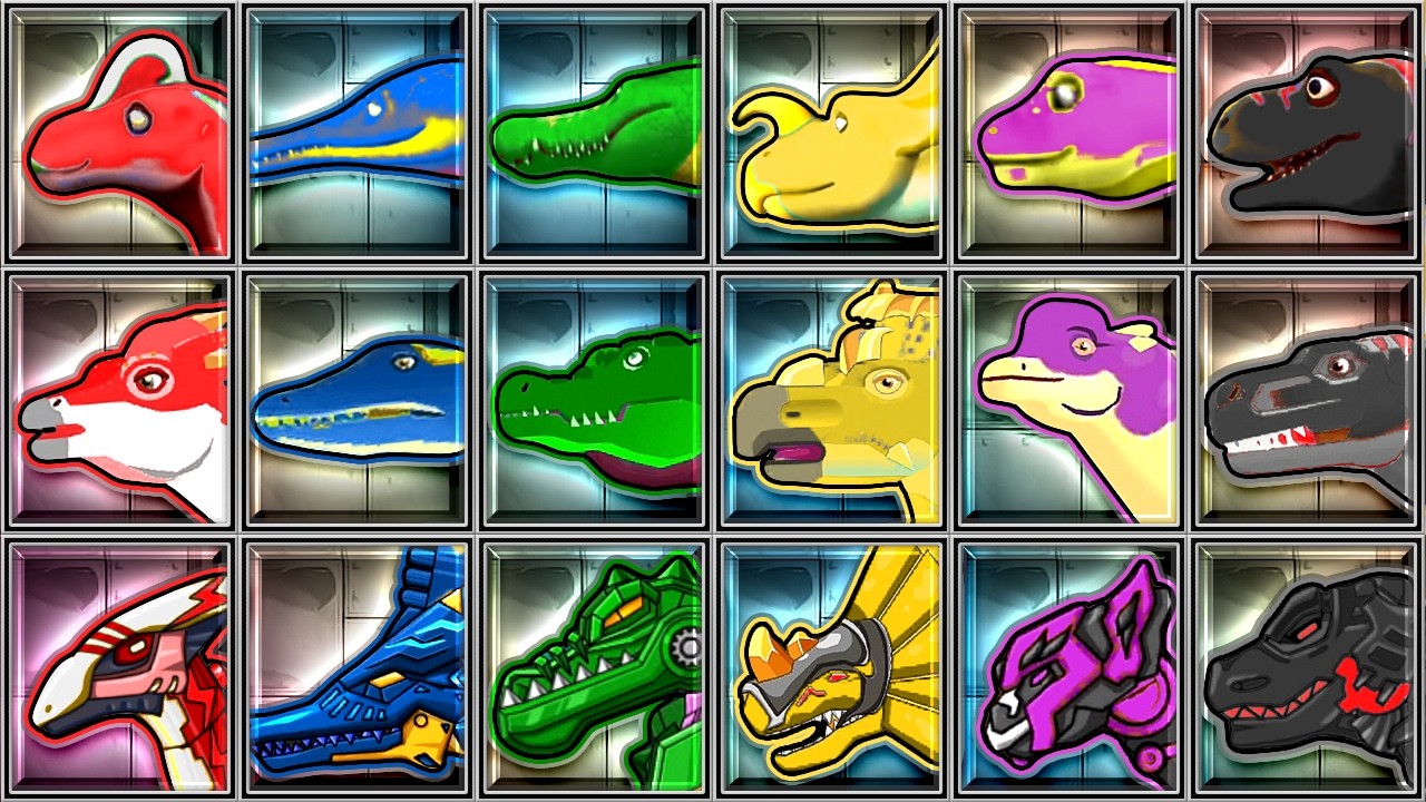 Dino Dana, Dinosaur Train, Dino Robot Corps: Lightning Parasau, Pliosaurus, Triceratops, Apatosaurus