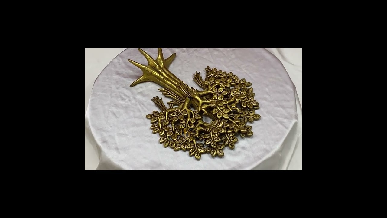 Beautiful Brass Tree for Home Decor | Elegant Brass Tree Sculpture for Stylish Interiors