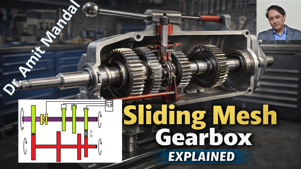 Sliding mesh gear box explained