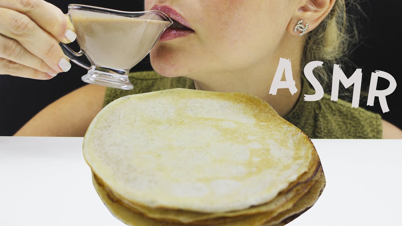 АСМР БЛИНЧИКИ СО СМЕТАНОЙ МУКБАНГ | ASMR PILAF HOME MUKBANG ASMR LaLiLu RU #pancakes  #блинчики