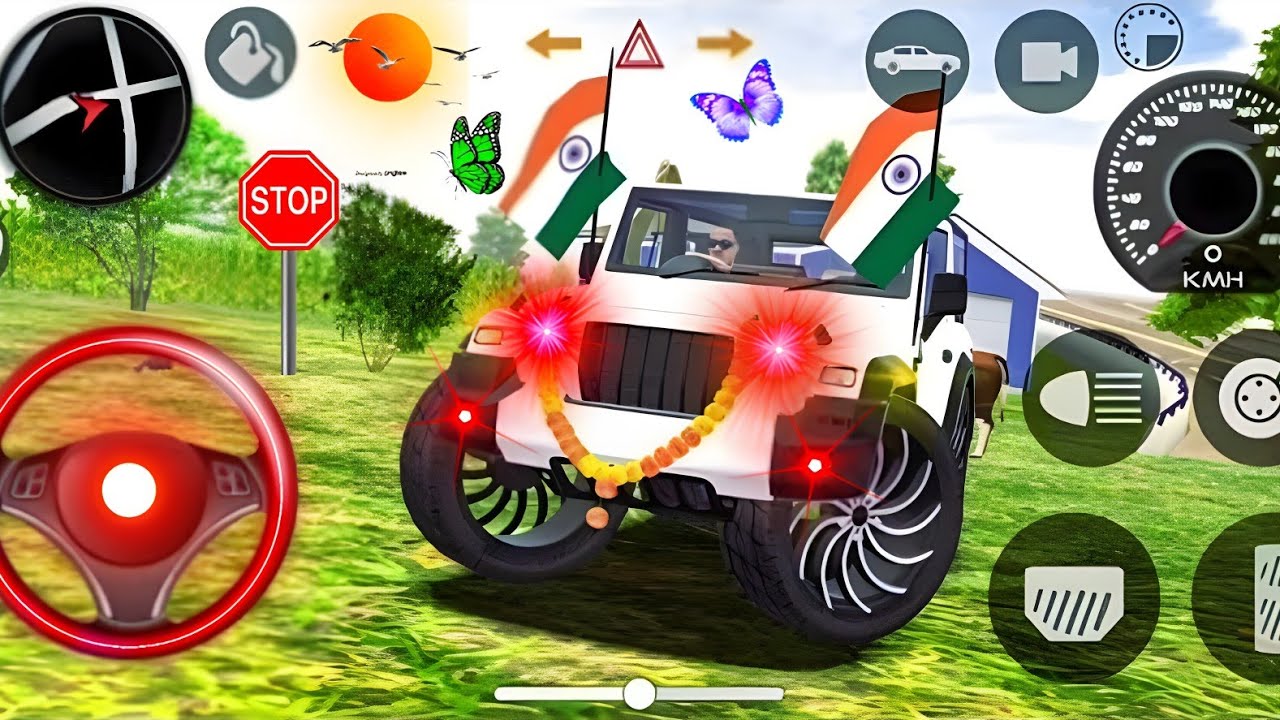 Dollar (Song) Modified Mahindra Thar😈|| Indian Car Simulator 3D ||Android Gameplay #GoLiveIndia