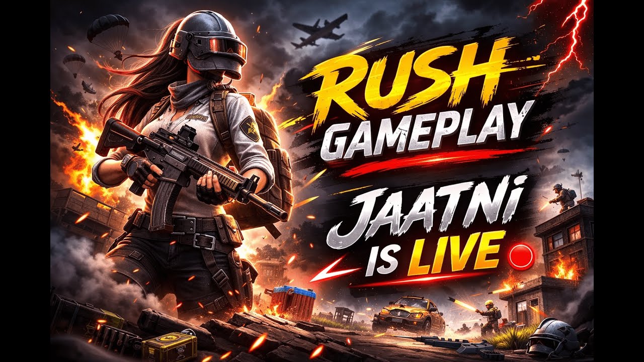 JAATNI IS LIVE 🎯 BGMI Full Rush Gameplay | No Camp Only Fight