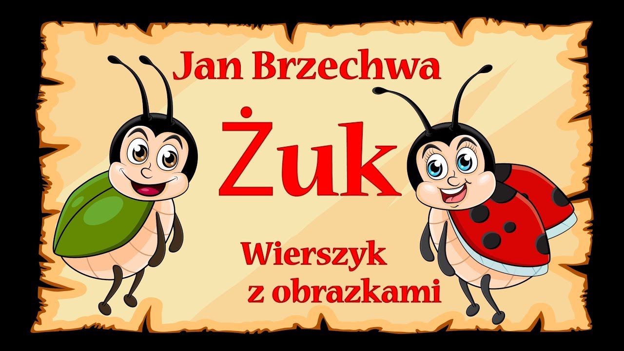 🐞🐞🐞Żuk - Jan Brzechwa - wierszyk, bajka animacja dla dzieci