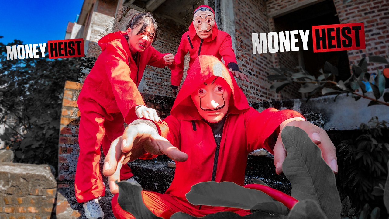 MONEY HEIST PARKOUR || BAD FRIEND 2.0  (Epic Parkour POV)