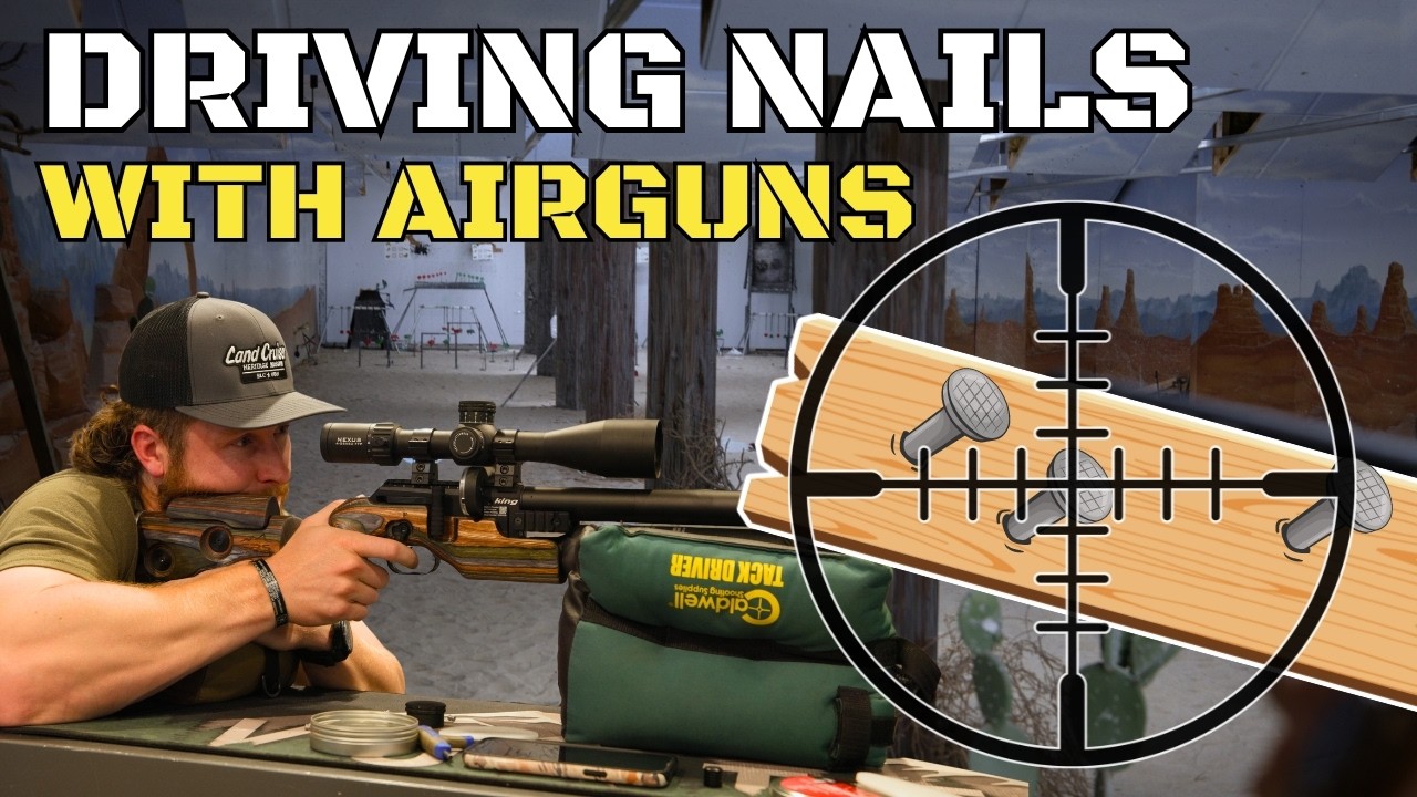 Could an Airgun Replace Your Hammer? | Shooting Nails With Airguns!