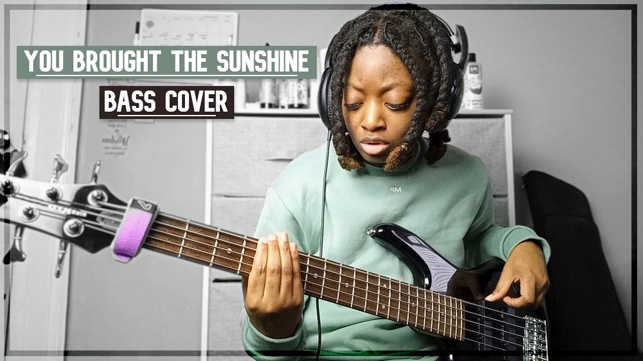 You Brought The 🌞 Sunshine [Clark Sisters] Gospel Bass Cover || Ashl3yMusic