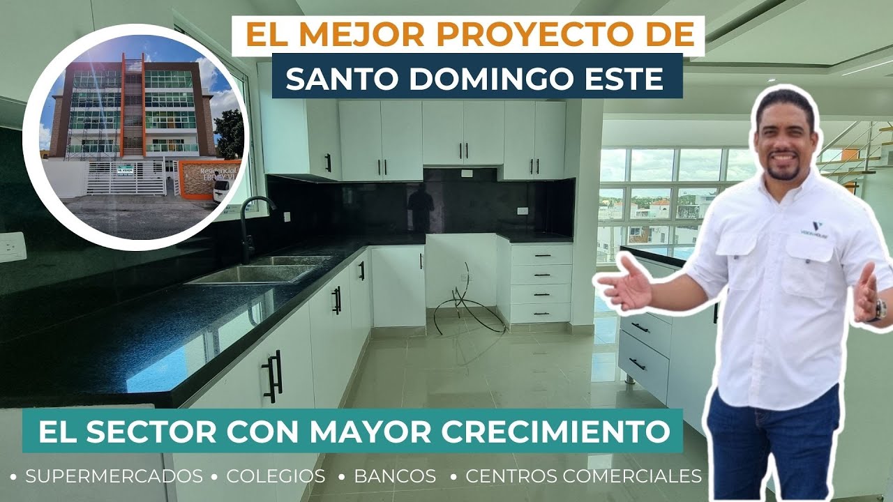 APARTAMENTOS DISPONIBLES CON LAS MEJORES TERMINACIONES EN SANTO DOMINGO ESTE | AUT. SAN ISIDRO