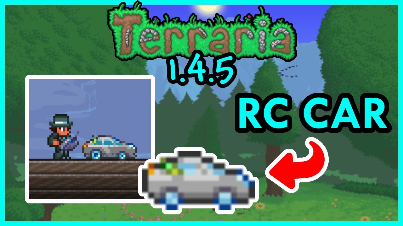 Terraria 1.4.5 - Wall Racer Car (RC Car Guide)