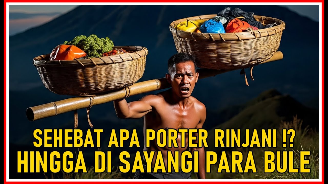PORTER RINJANI ⁉️ PEKERJAAN YANG BEGITU DIHORMATI OLEH PARA BULE ‼️