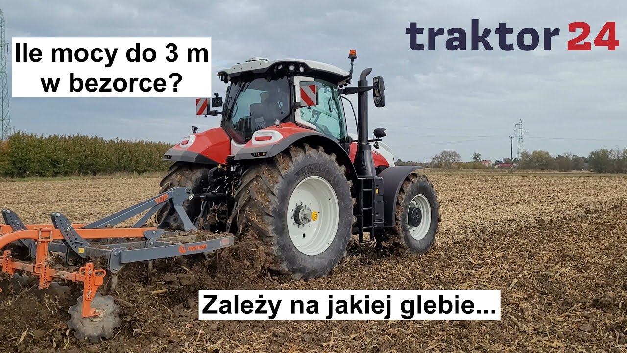 Ile mocy potrzebuje 3-metrowy kultywator do uprawy bezorkowej?