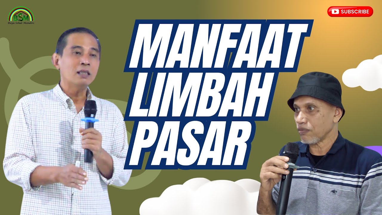 LIMBAH PASAR UNTUK PERTANIAN DI PERKOTAAN #bayudiningrat #bayusehatmandiri #pertanian
