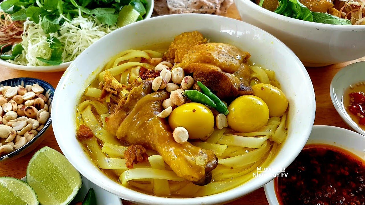 MÌ QUẢNG GÀ bí quyết nấu ngon bằng những nguyên liệu cơ bản, cách nấu nhanh không khó |Nhamtran FV