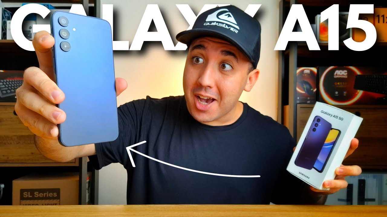 🤯 GALAXY A15 5G: Abrindo a caixa do CELULAR BARATO MAIS VENDIDO da Samsung!