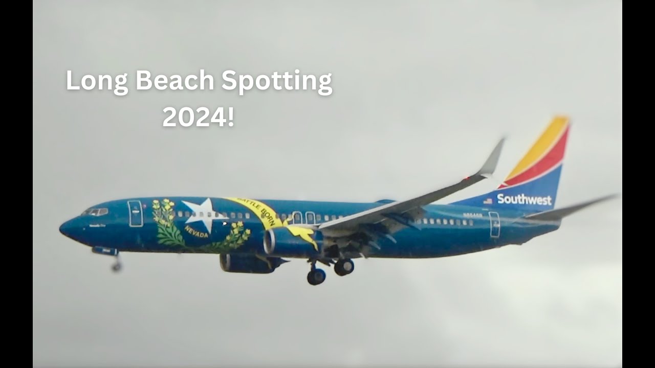 Long Beach Airport (LGB) Plane Spotting | Southwest Boeing 737 & More | April 2024