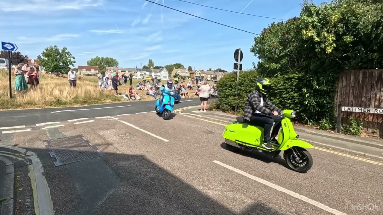 Isle of Wight Scooter Rally August 24th 2025 - St Helens Lower Green Road into Latimer Road