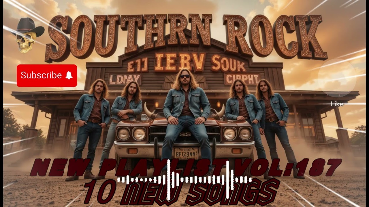 Southern rock soulful riffs, dusty roads, blues fire, freedom and heart 🎸🔥🛣️