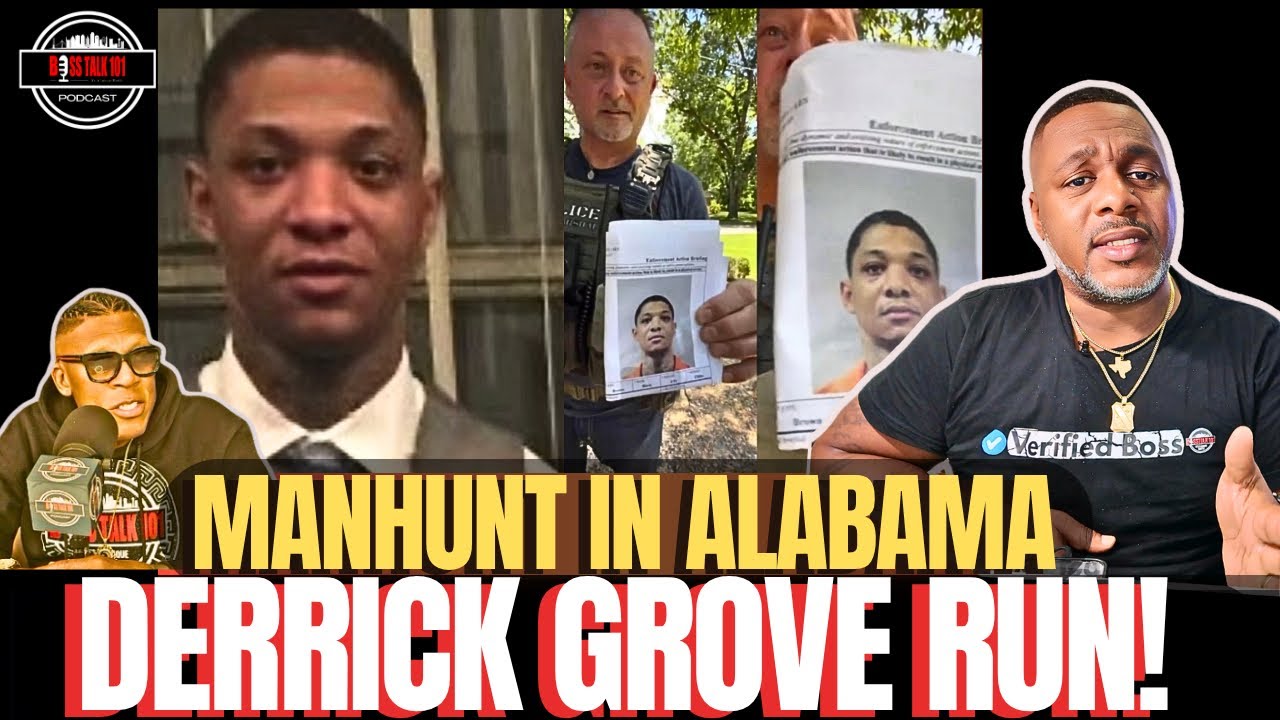FBI MANHUNT For JAILBREAK ESCAPEE Derrick Groves in Alabama!