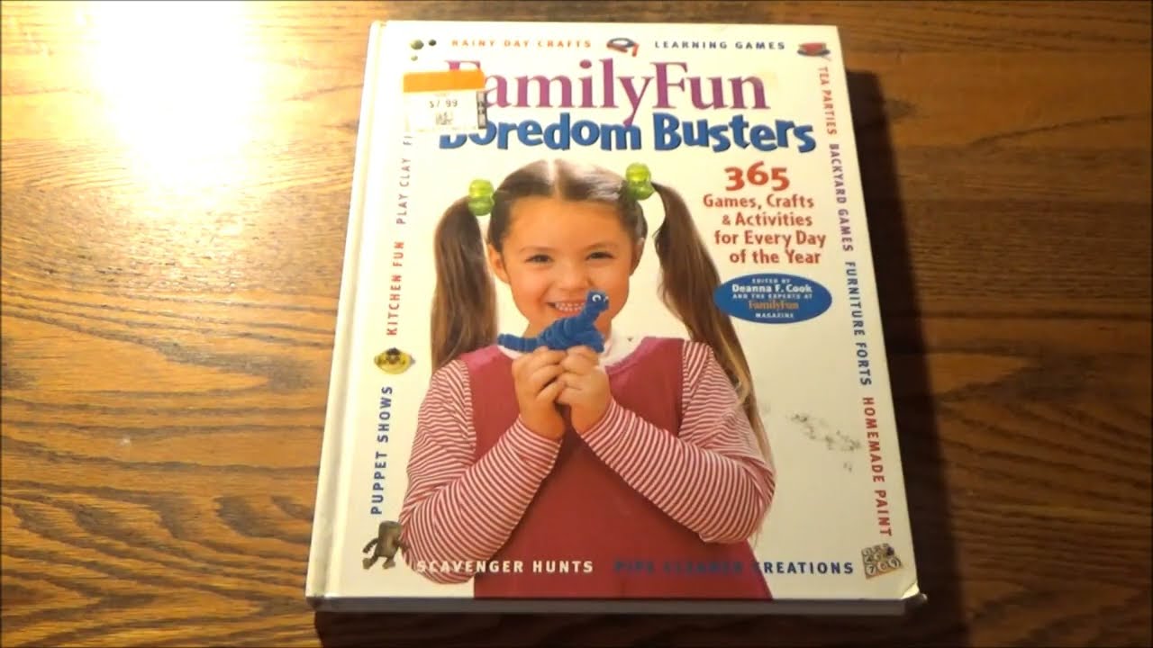 break up with your boredom - Disney FamilyFun Boredom Busters Book (Disney Deals)