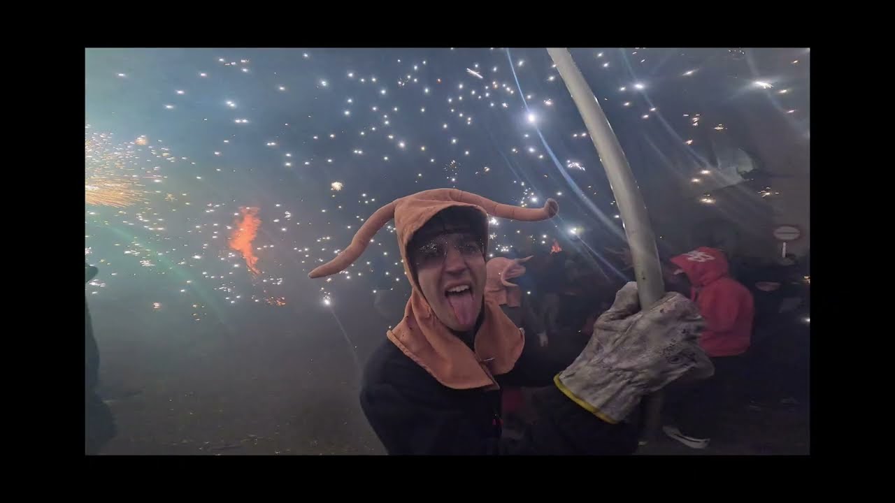 3ª parte fotogramas correfoc 2o aniversario sa Pedrera de muro 2026 Mallorca 