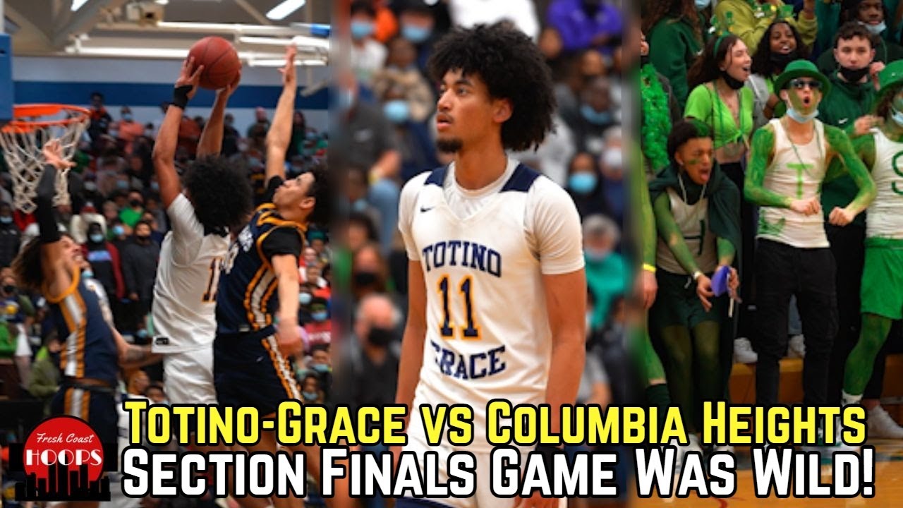 Totino-Grace vs Columbia Heights Goes Down To The Wire! Sold Out Crowd!