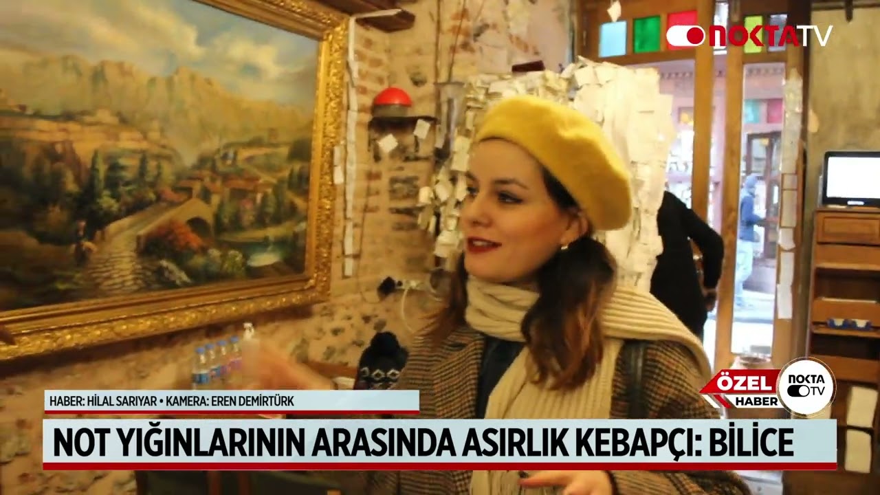Beyoğlu Asmalı Mescit'te Not Yığınlarının Arasında Efsane Kebapçı | Gelenler Para ve Not Bırakıyor!