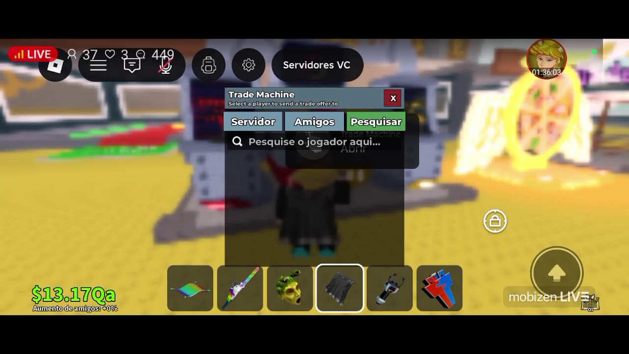 INDO TRADES EM BUSCA DE RARIDADES BRAINROTS DE 500M/S LIMITADOS O NOVO LIMITADO E ETC!!!