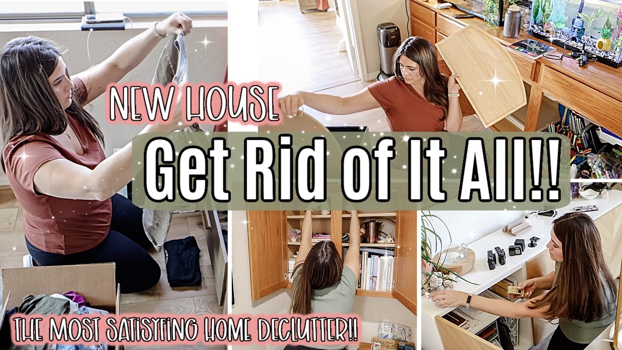 MASSIVE WHOLE HOUSE DECLUTTER 2026 :: Decluttering the New House for the First Time Since Moving