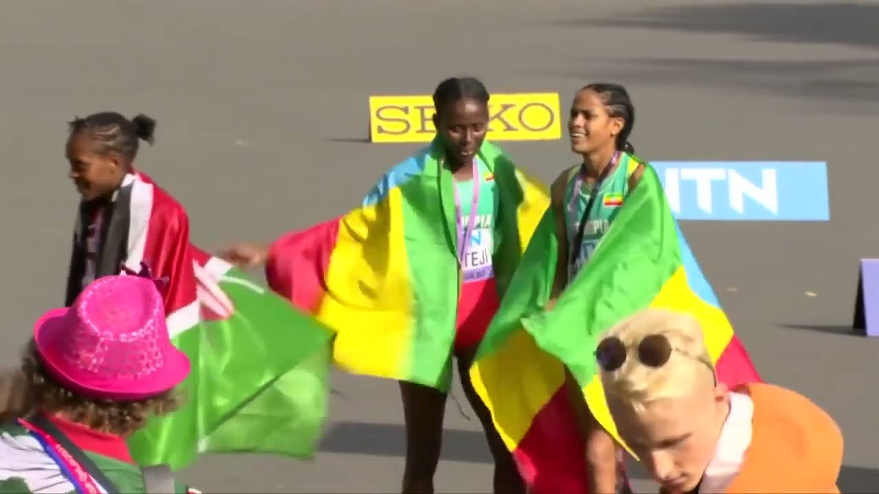 Diribe Welteji upsets Faith Kipyegon to become the first ever road mile world champion