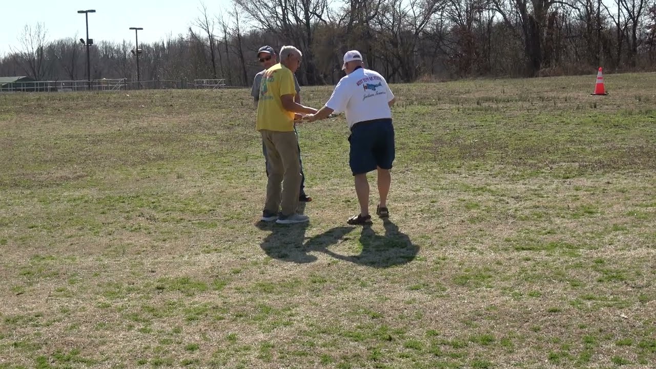 Tim flying his Control Line Combat plane from years back.@clflyers