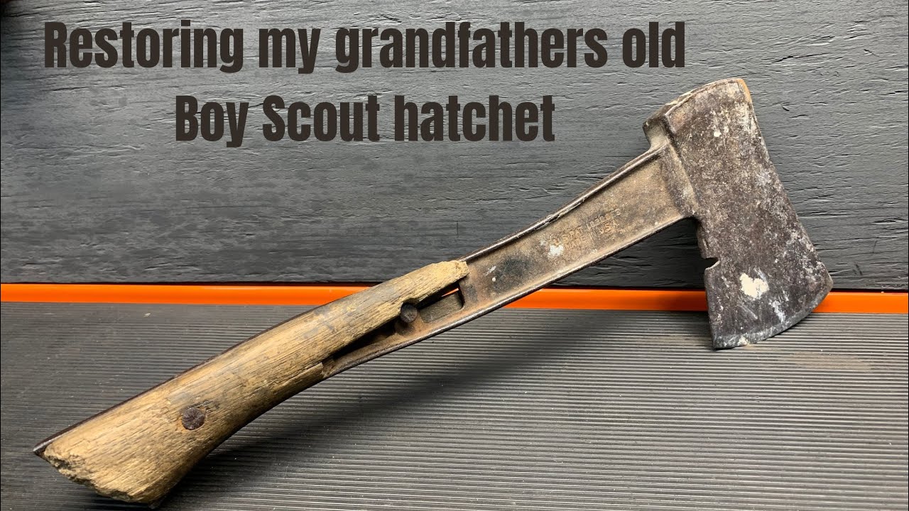 hatchet restoration. Boy Scout hatchet Passed down from my grandfather.