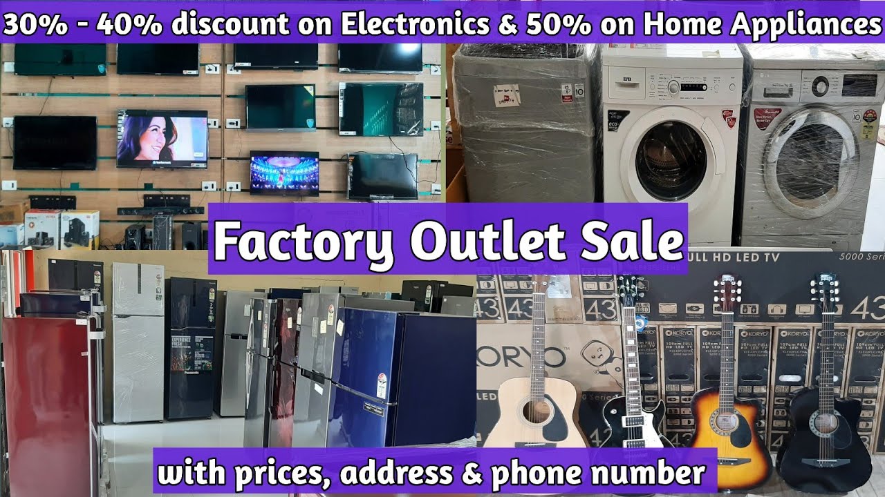 Factory Outlet Sale - Santhosh Electronics. 50% discount on Home Appliances
