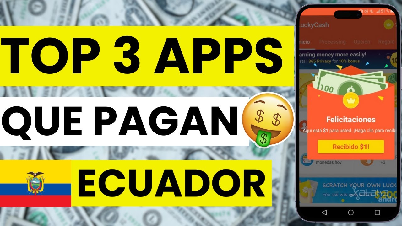 💰 TOP 3 Best Aplicaciones que Pagan en Ecuador en 2026 | Las Mejores Apps para Ganar Dinero