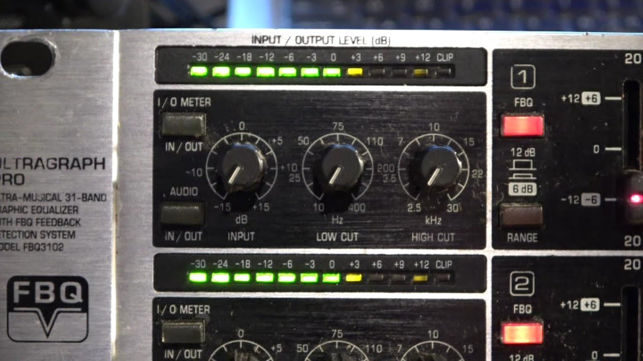 Behringer ULTRAGRAPH PRO FBQ3102, неисправность и ее устранение