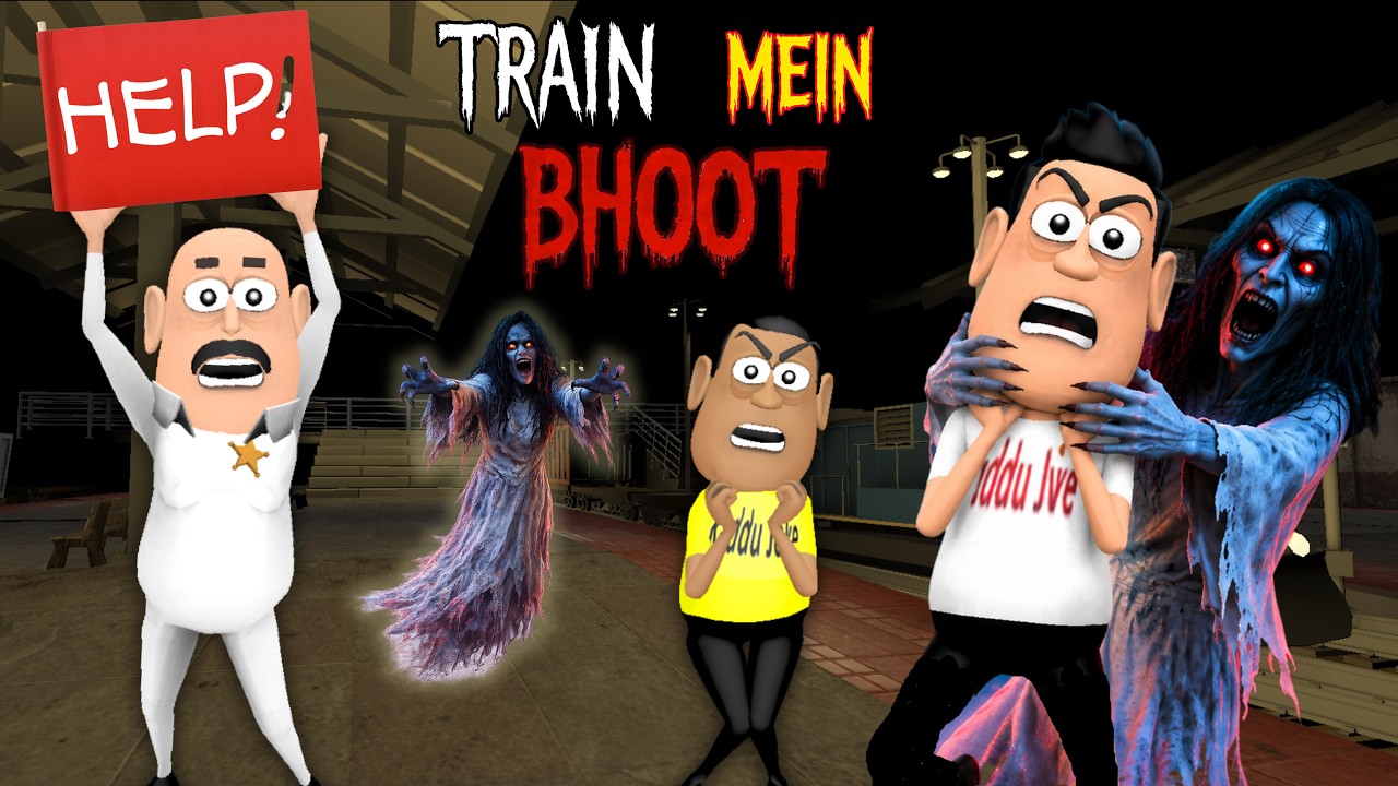 Haunted Train | Hindi Horror Stories | Kala Kaddu Gora Kaddu | Haunted Railway Station