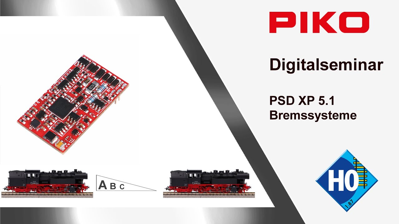 PIKO [D022] Digitalseminar Bremssysteme (ABC, DC) und entsprechende Decodereinstellungen