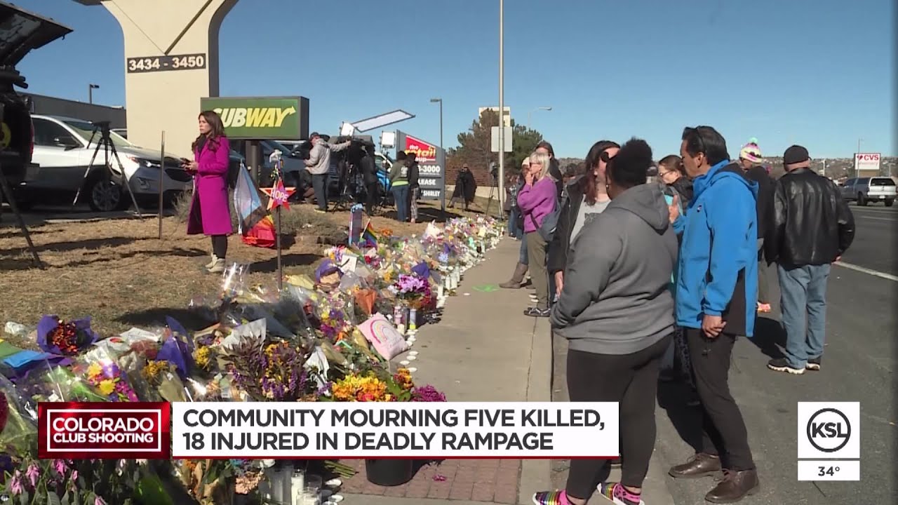 Community mourning 5 killed, 19 injured in deadly Colorado Springs rampage