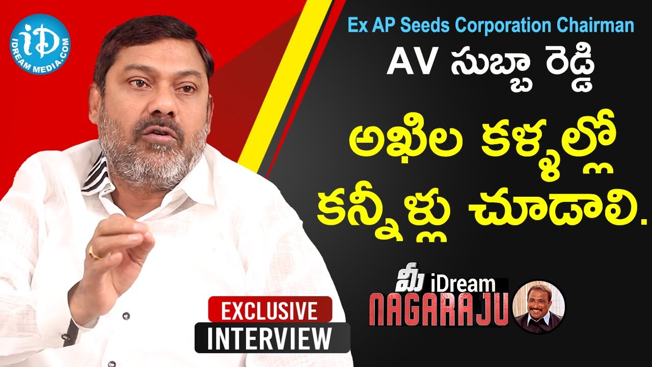 TDP Leader AV Subba Reddy Exclusive Full Interview | మీ iDream Nagaraju | iDream Telugu News #460