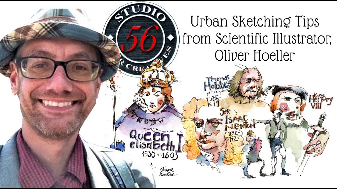 Urban Sketching Tips from Scientific Illustrator, Oliver Hoeller
