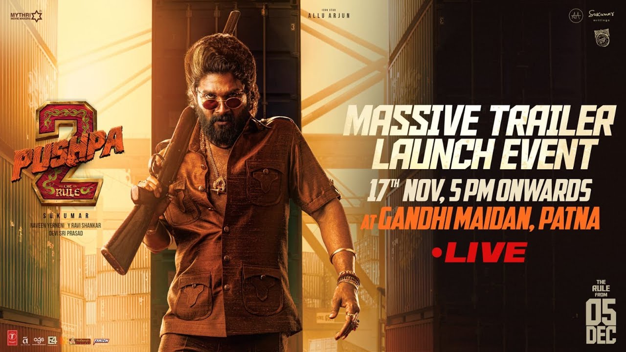 Pushpa 2 The Rule Massive Trailer Launch Event | Allu Arjun | Sukumar | Rashmika Mandanna | DSP